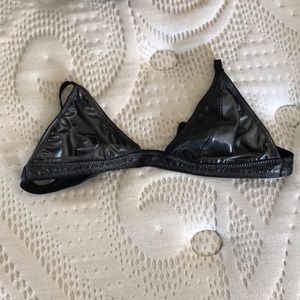 Silver dark Bralette